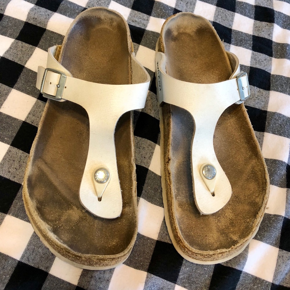 Well loved Birkenstock sandals size 11